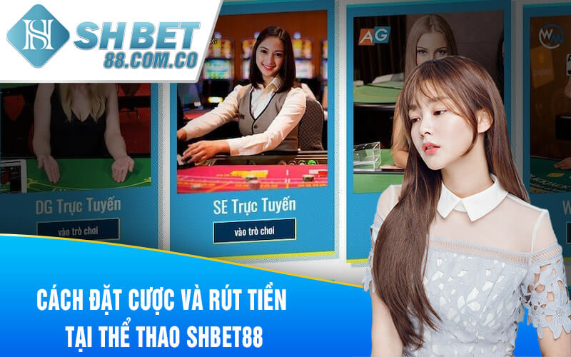 Cách đặt cược và rút tiền tại thể thao SHBET88